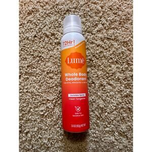Lume Whole Body Deoterant Clean Tangerine NEW 3.6oz